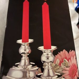 Wm. Rogers silver plated candlesticks
